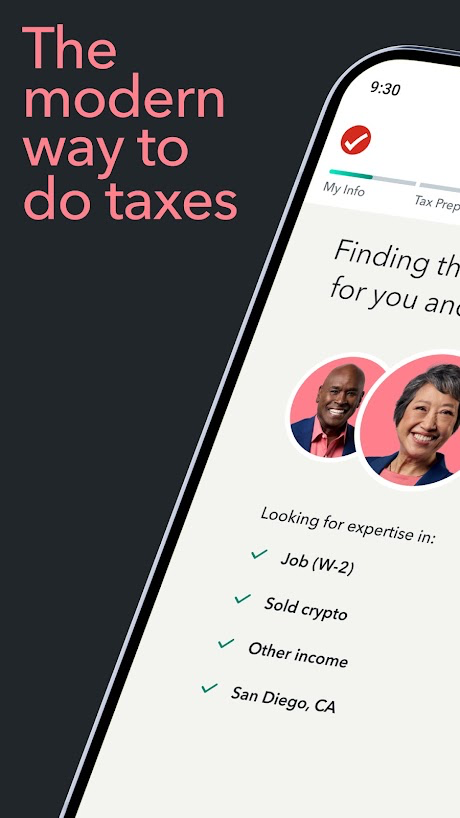 TurboTax app — modern tax filing