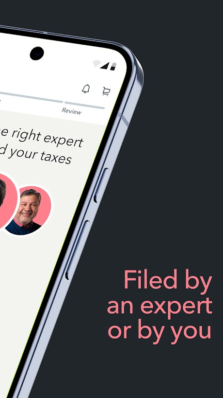 TurboTax app — expert filing